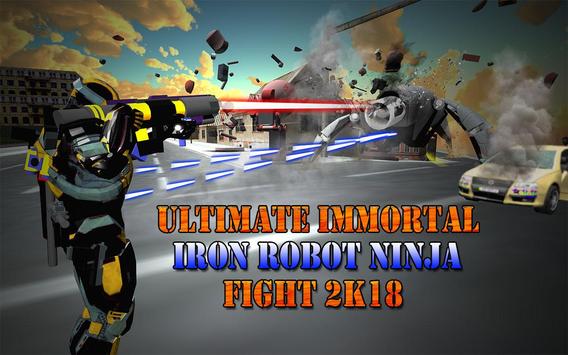 Ultimate Immortal Iron Robot Ninja Fight 2018(KOFC(j)ߑ(zhn)2018)v1.0.3׿؈D4