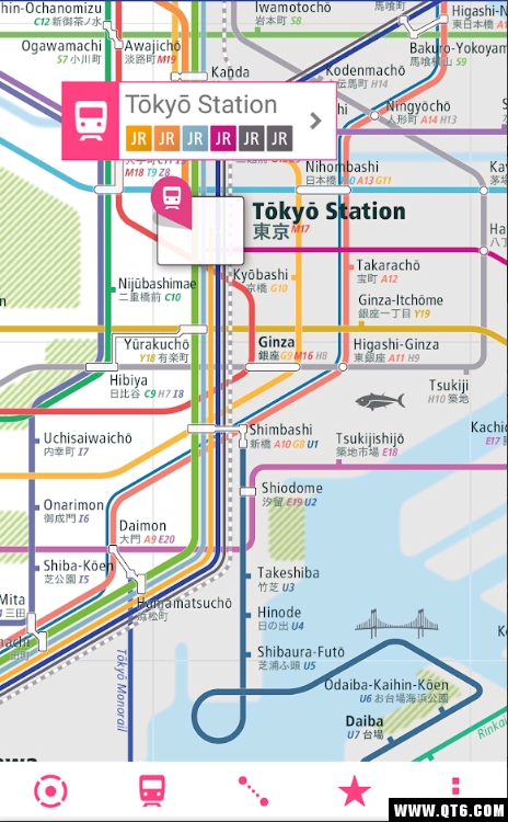 Tokyo Rail Map(|F·؈D)1.4°؈D0