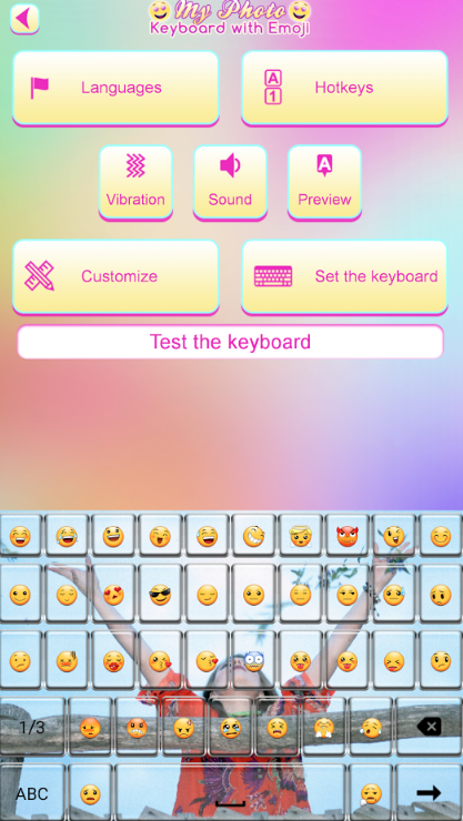 My Photo Keyboard with Emoji(Ƭ)3.3.3׿ͼ3