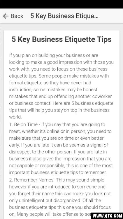 Business Etiquette(칫)1.0ֻͼ3
