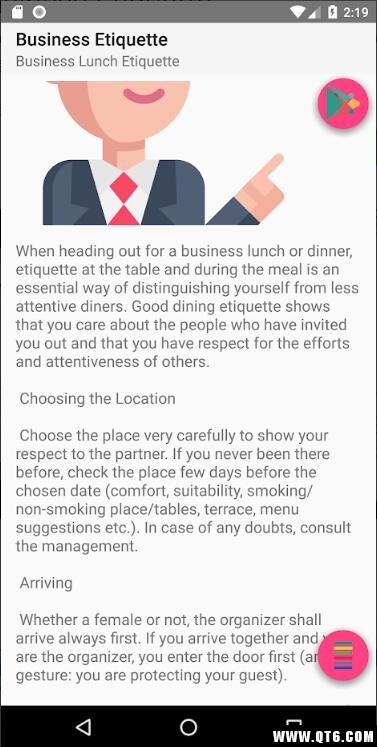 Business Etiquette(̄(w)Yx)2.0.7°؈D0