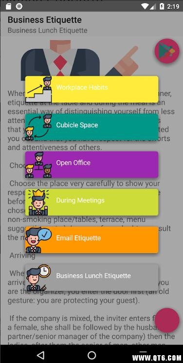 Business Etiquette(̄(w)Yx)2.0.7°؈D3