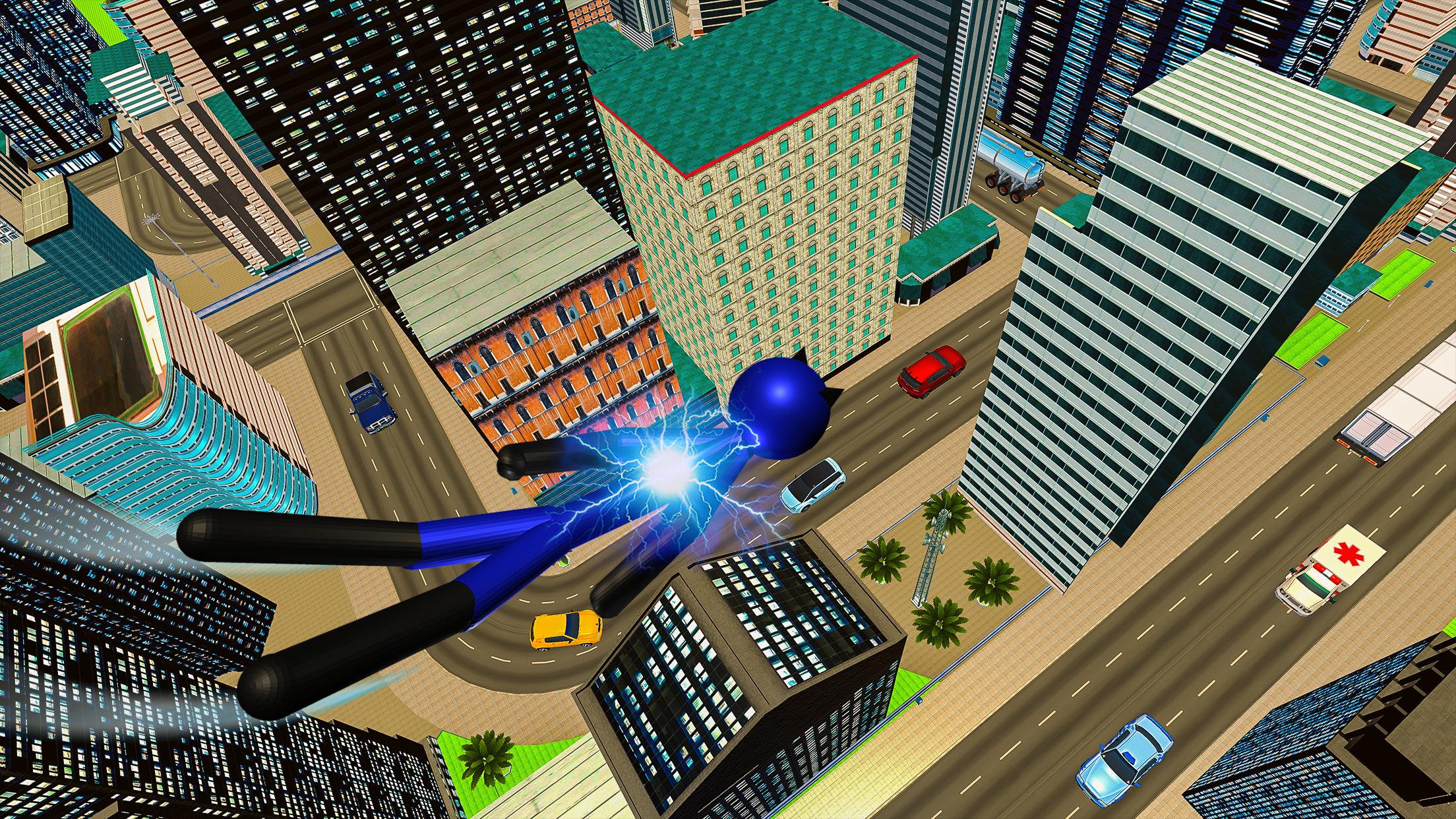 Super Stickman Hero: Gangster Crime City Battle(Ӣۺڰﷸ֮ս)1.0׿ͼ0