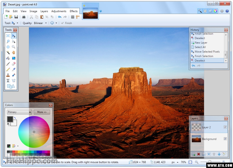 Paint.NETD̎ܛ4.1.7 Build 7111 Alpha؈D0