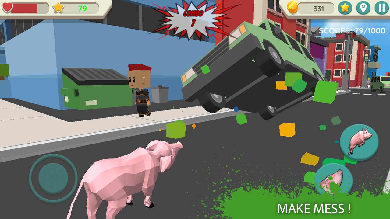 Crazy Pig Simulator(iģMo(w)޽Ű)1.043׿؈D2