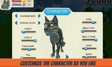 Wolf Simulator: Wild Animals 3D(ģMo޽Ű)1.047ȥV؈D4