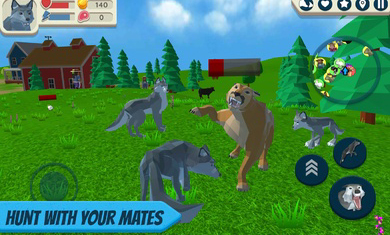 Wolf Simulator: Wild Animals 3D(ģMo޽Ű)1.047ȥV؈D0