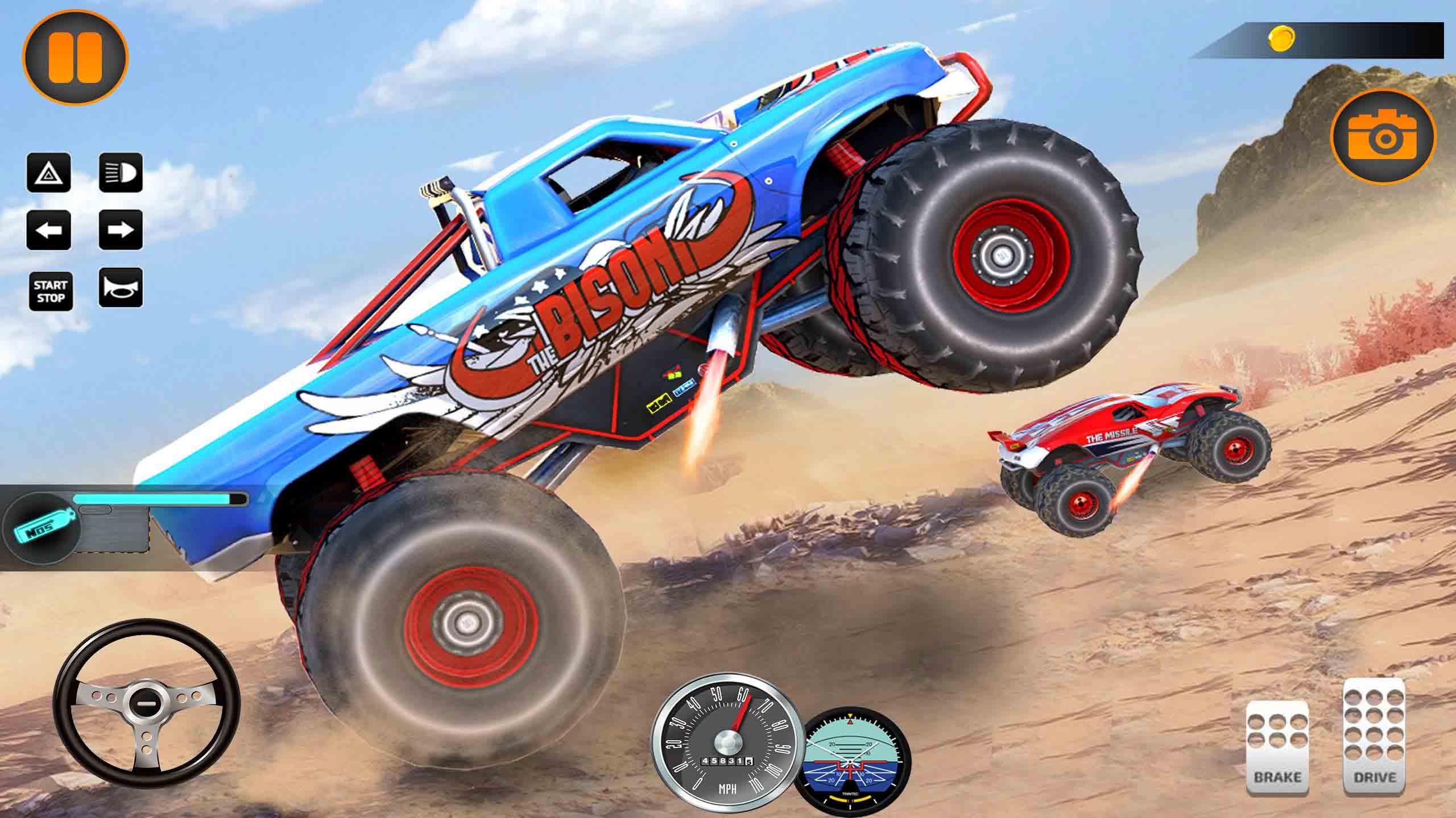 Monster Truck Death Race 2019: Car Shooting Games(￨2019)Ұ3.3׿ͼ2