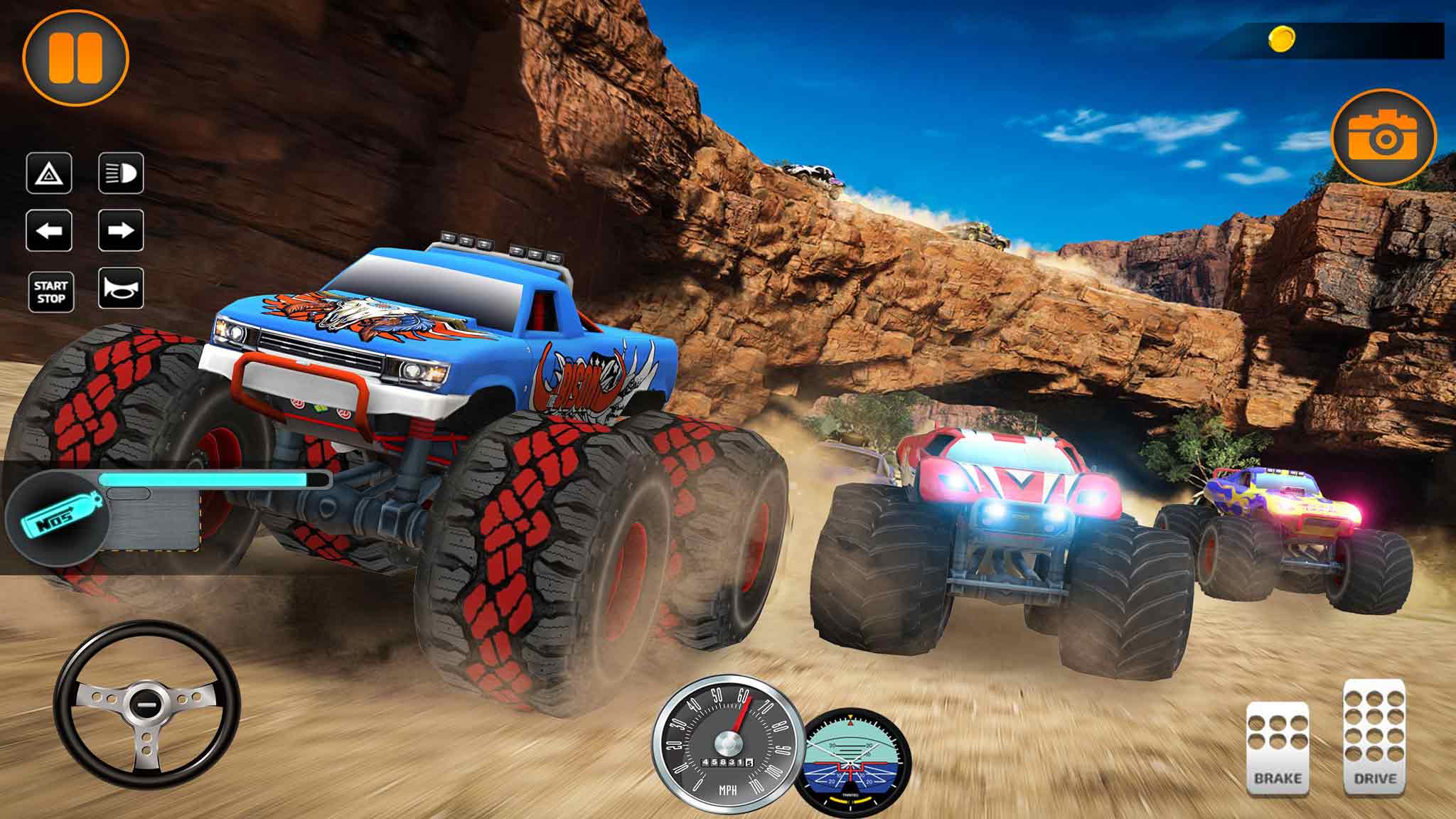 Monster Truck Death Race 2019: Car Shooting Games(￨2019)Ұ3.3׿ͼ1