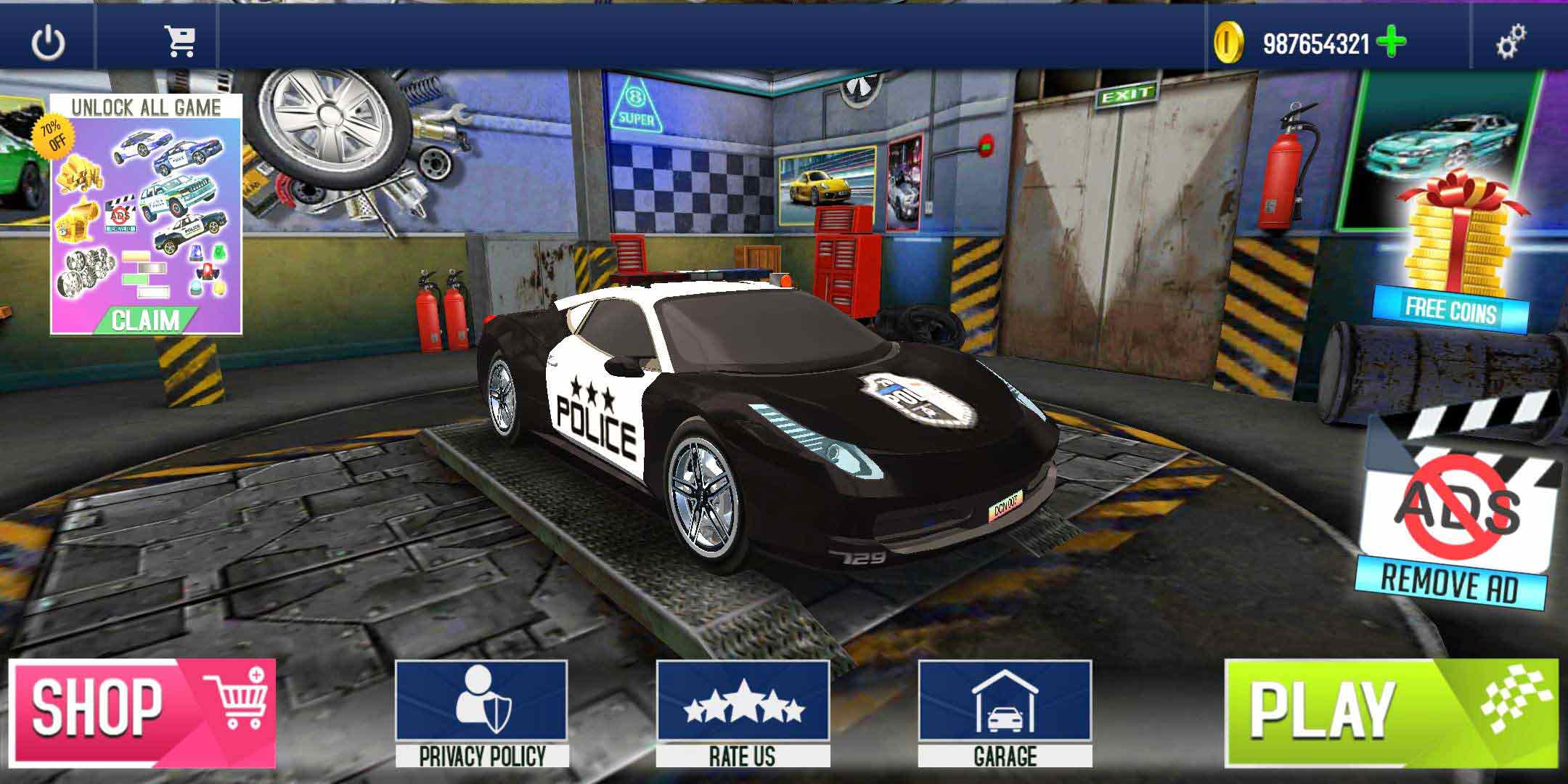 Police Car Parking Mania 3D Simulation(澯ͣ3DҰ)1.22׿ͼ0