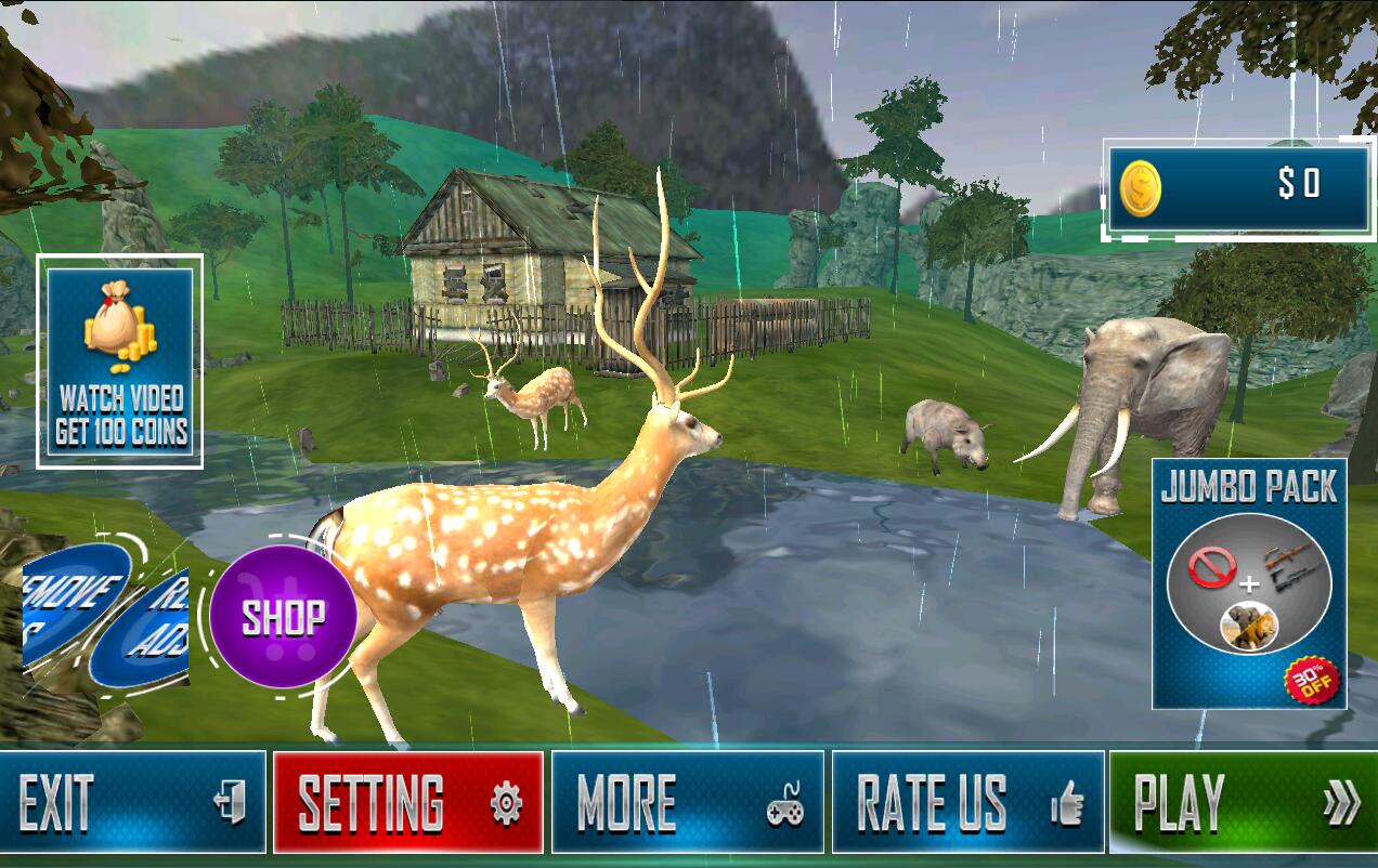 Wild Deer Hunting Adventure(Ұ¹ðUٷ)1.0.30׿؈D1