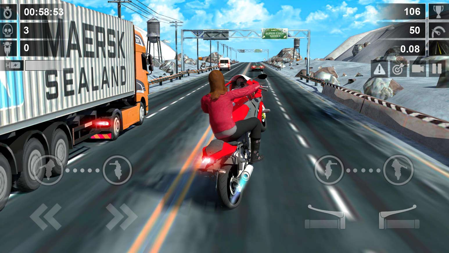 Road Rash(_ײ·ِ܇3D؛Ű)1.8׿؈D2