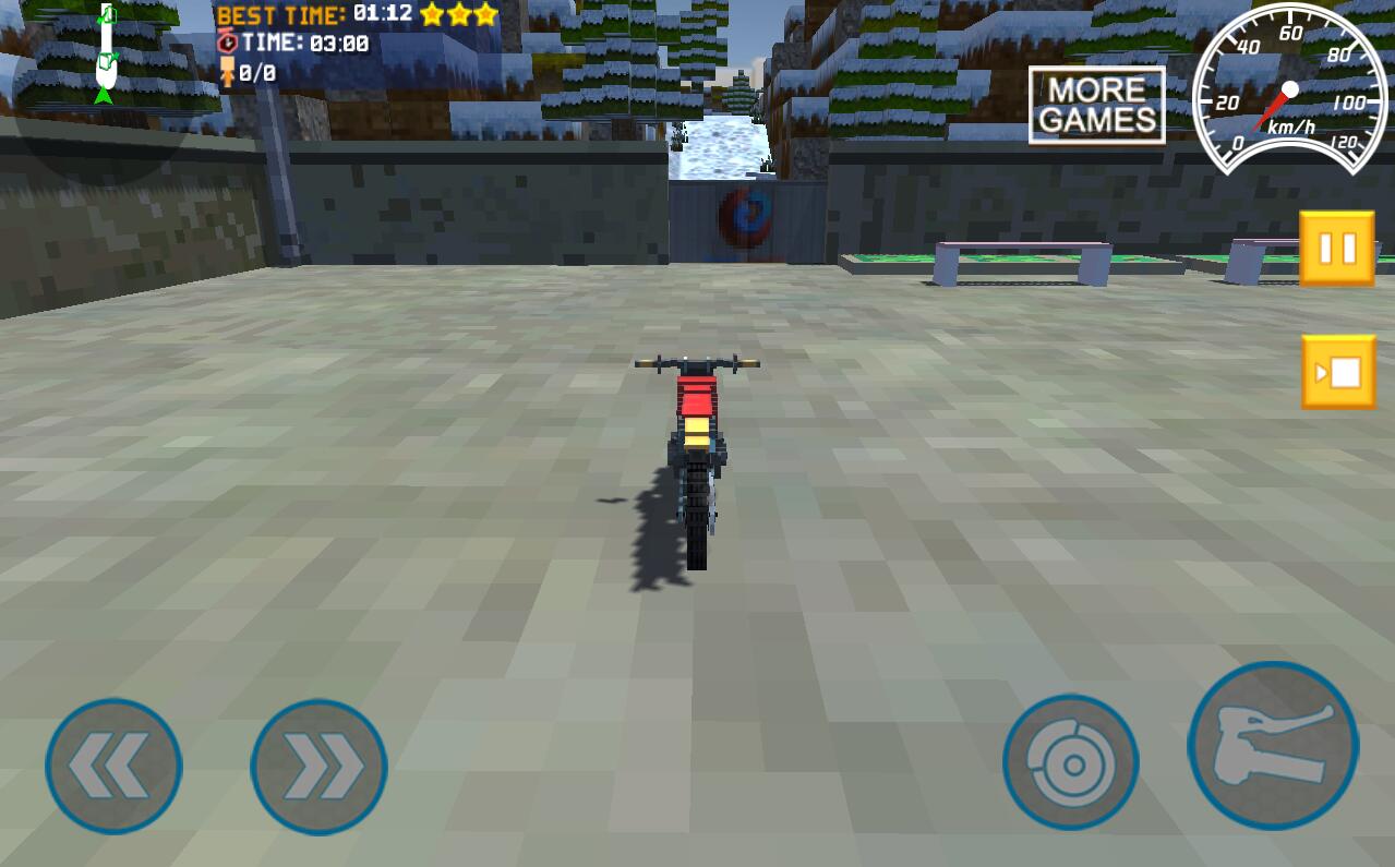 Blocky Moto Bike SIM: Winter Breeze(Ħ܇ِٷ)1.2׿؈D2