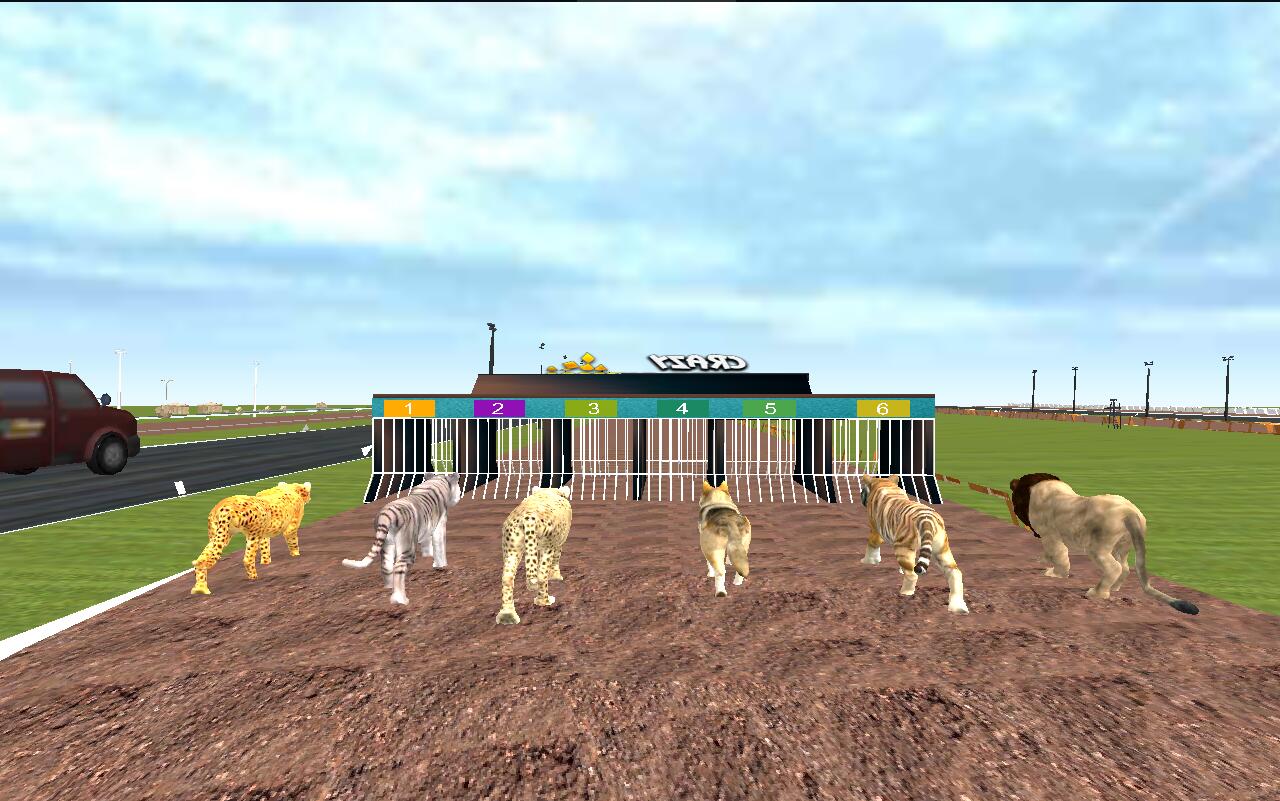 Wild Lion Dog Tiger Animal Racing Smulator 3d(ք︂ٹٷ)1.1׿؈D1