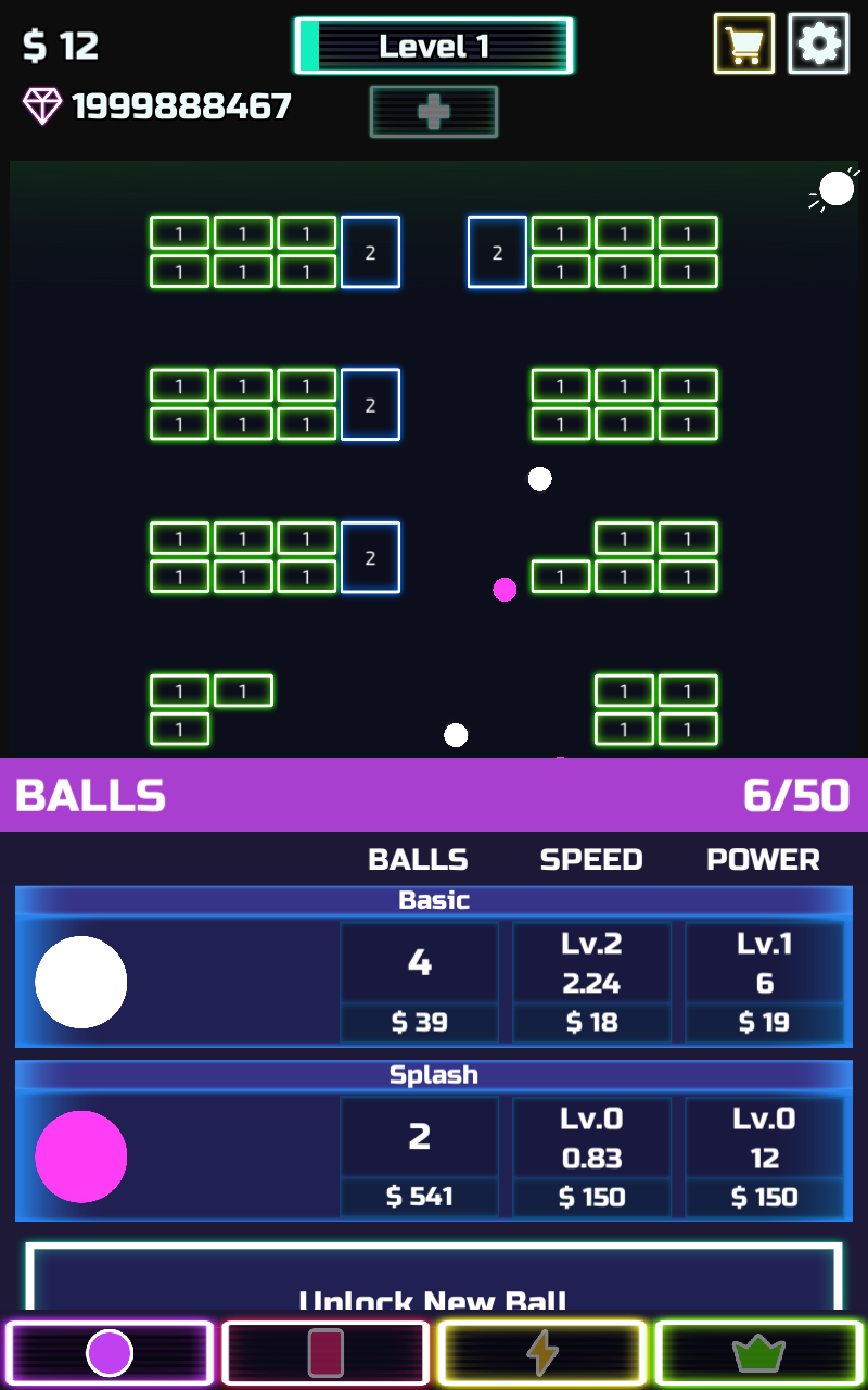 Idle Brick Breaker(euC(j)o@ʯ)1.1.10׿؈D1