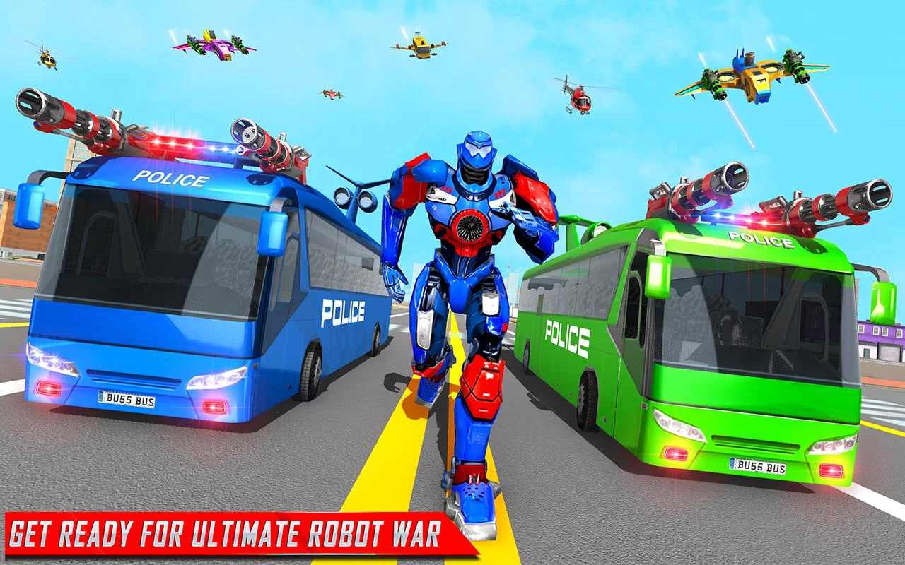 Police Bus Robot 2020(C(j)˾ʿܟos)1.14׿؈D2