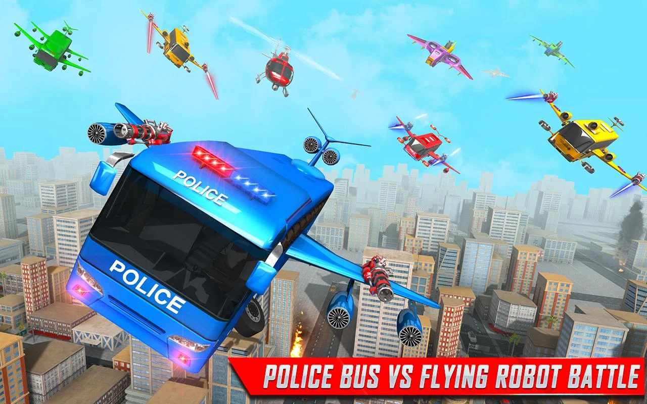 Police Bus Robot 2020(C(j)˾ʿܟos)1.14׿؈D0