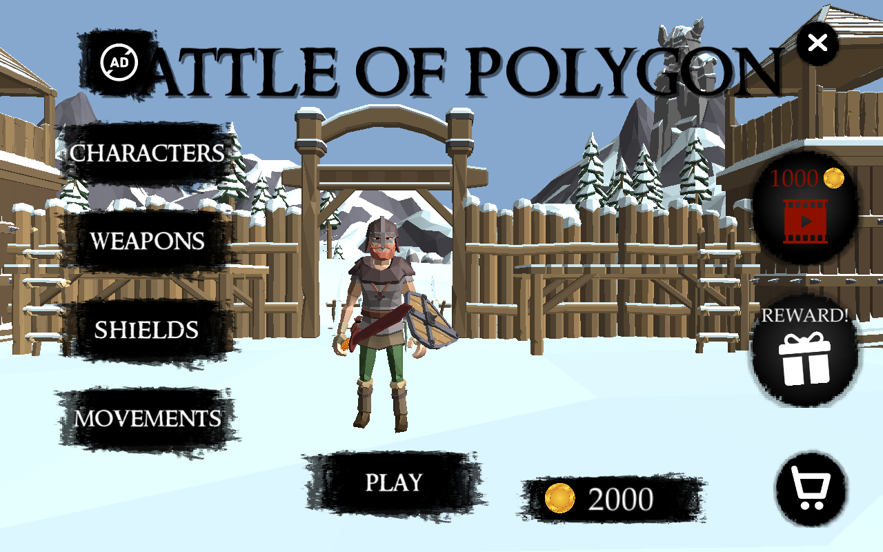 Battle of Polygon Action RPG Warrior Games(߅Α(zhn)ʿ֮(zhn))o޽Ű7.0׿؈D0