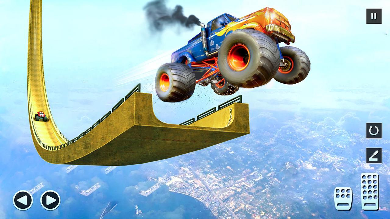 Monster Truck Mega Ramp - Extreme Stunts GT Racing(￨܇µ؛Ű)1.4׿؈D2