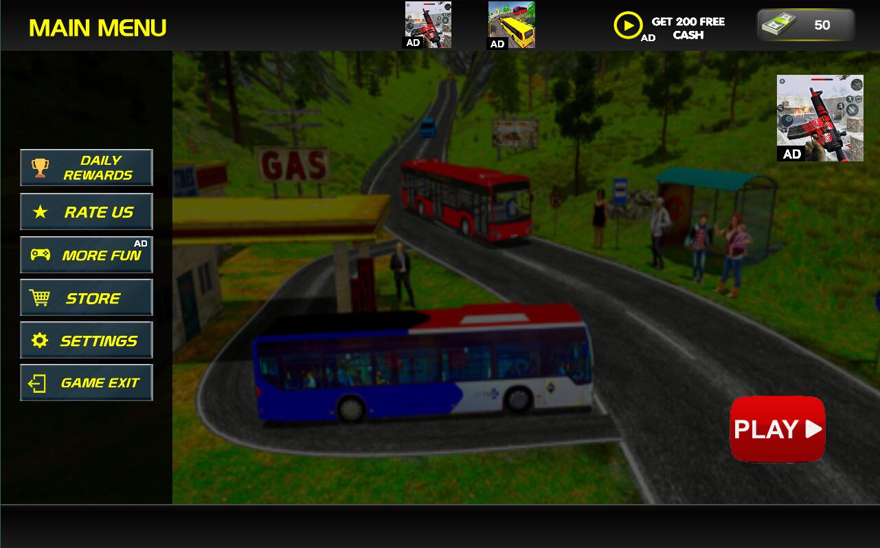 Offroad Coach Bus Driving Simulator 2020(ɽ·܇{ģMٷ)1.1.0׿؈D1