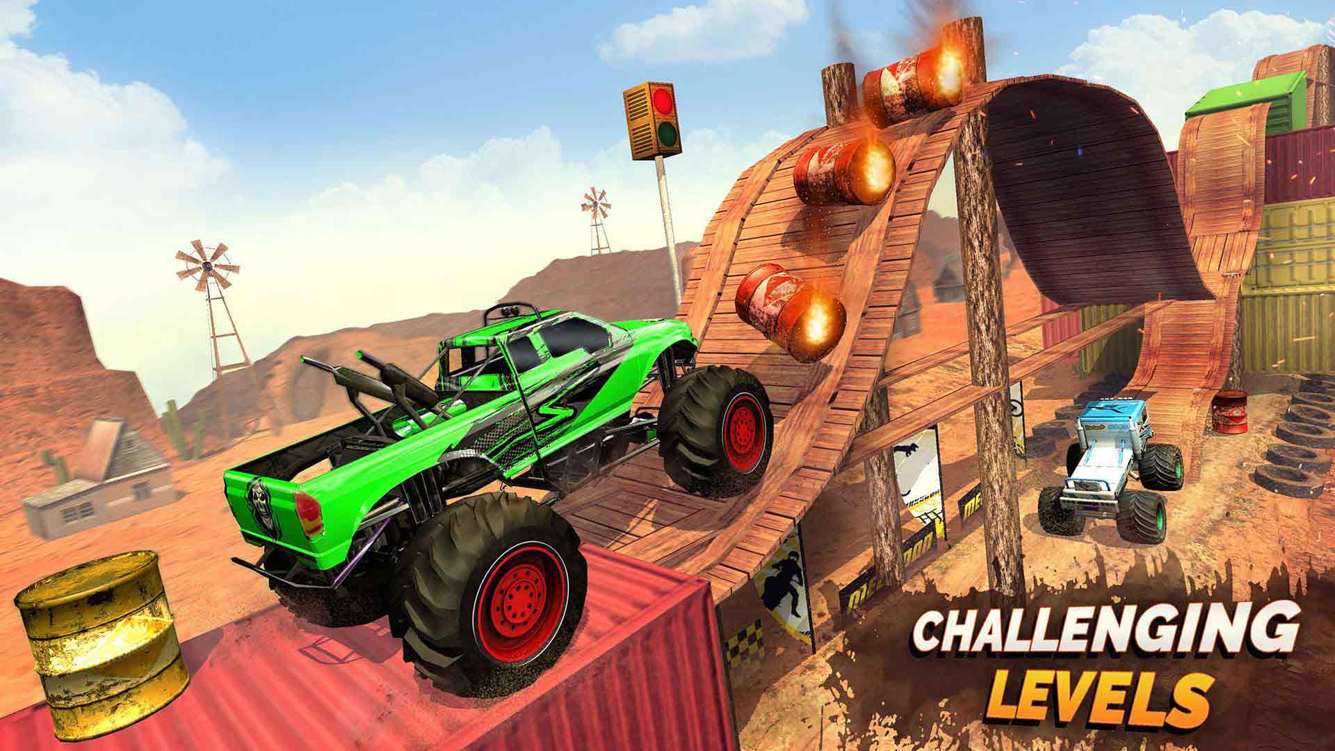 Monster Truck OffRoad Racing Stunts(ԽҰِ܇ؼo(w)؛Ű)2.8°؈D1