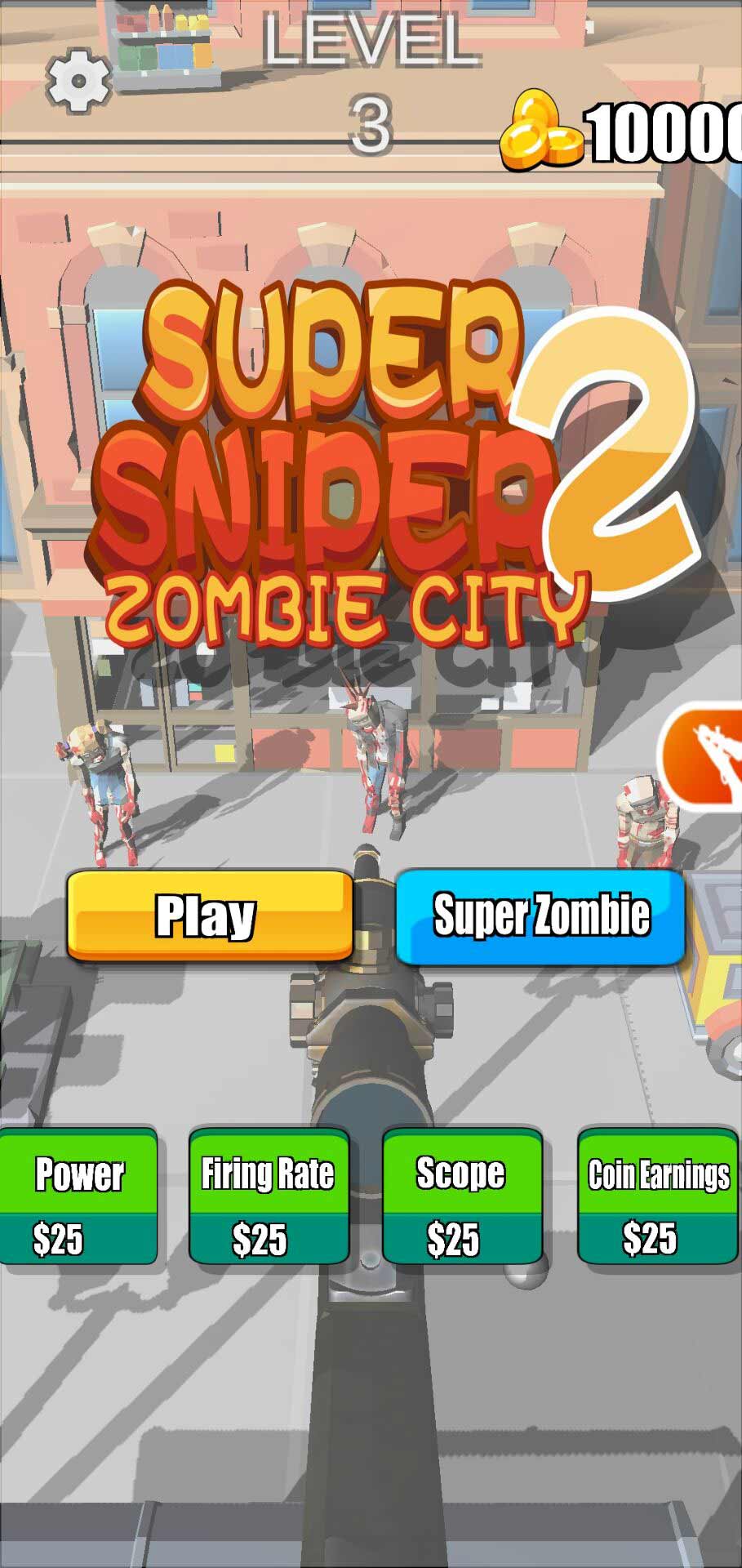 Super Sniper 2 Zombie City(j)ѓ2ʬǣƽo(w)؛0.1M(fi)؈D0