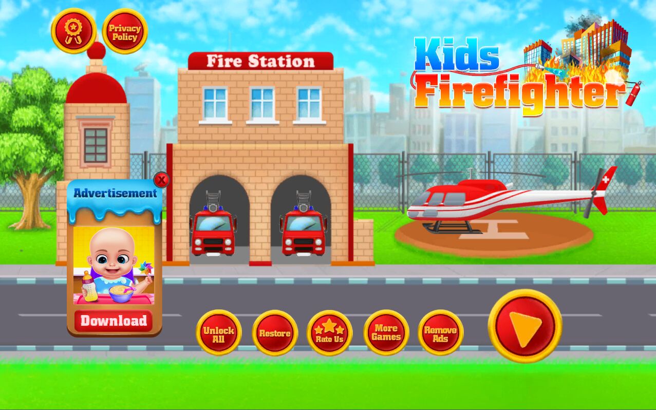 Kids Firefighter: Fire Rescue And Car Wash Garage(Ԯϴٷ)1.0.8׿ͼ2