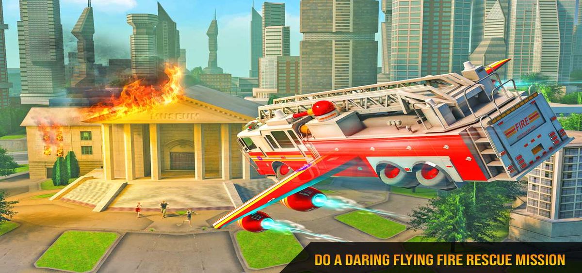 Flying Fire Truck Robot(wTȥV)23׿؈D0