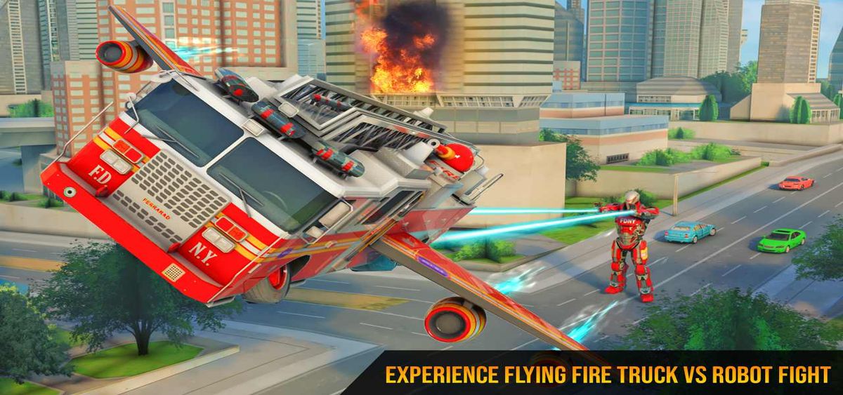 Flying Fire Truck Robot(wTȥV)23׿؈D2