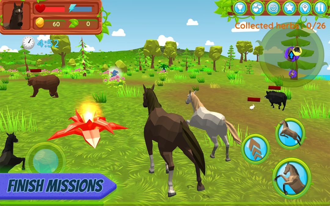 Horse Family - Animal Simulator 3D(Ұģ޽Ұ)1.045ݰͼ3