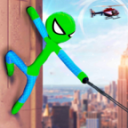 Flying Stickman Rope Hero(Ӣ۽ȫɫ)2.1׿