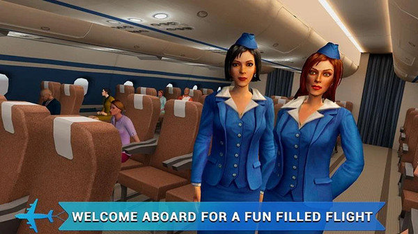 Sky Girl Flight Attendant Virtual Air Hostess Game(սģ޻Ұ)1.7.0׿ͼ0