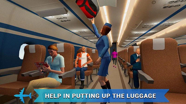 Sky Girl Flight Attendant Virtual Air Hostess Game(սģ޻Ұ)1.7.0׿ͼ2