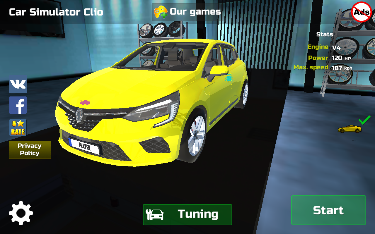 Car Simulator Clio(Clio܇ģMV)1.2׿؈D0