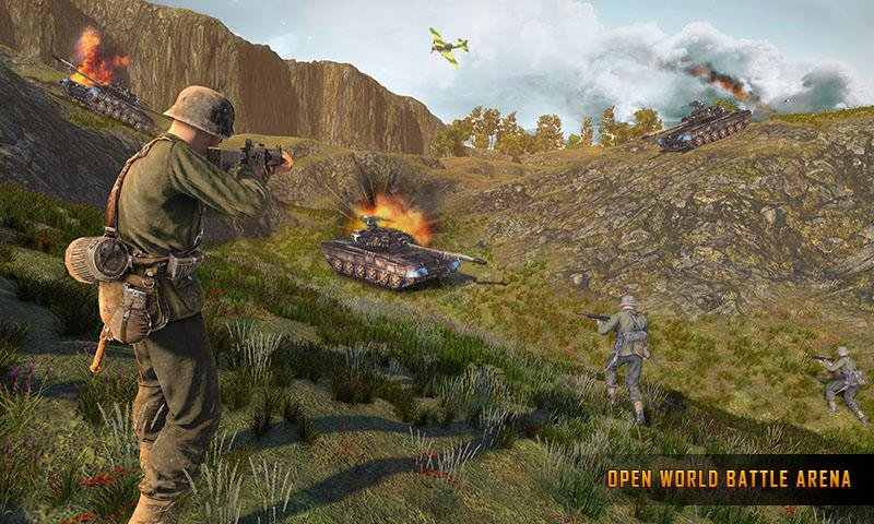 WW2 US Army Commando Survival Battleground((zhn)܊ͻ(du)(zhn)(chng)iP(gun))4.9׿؈D0