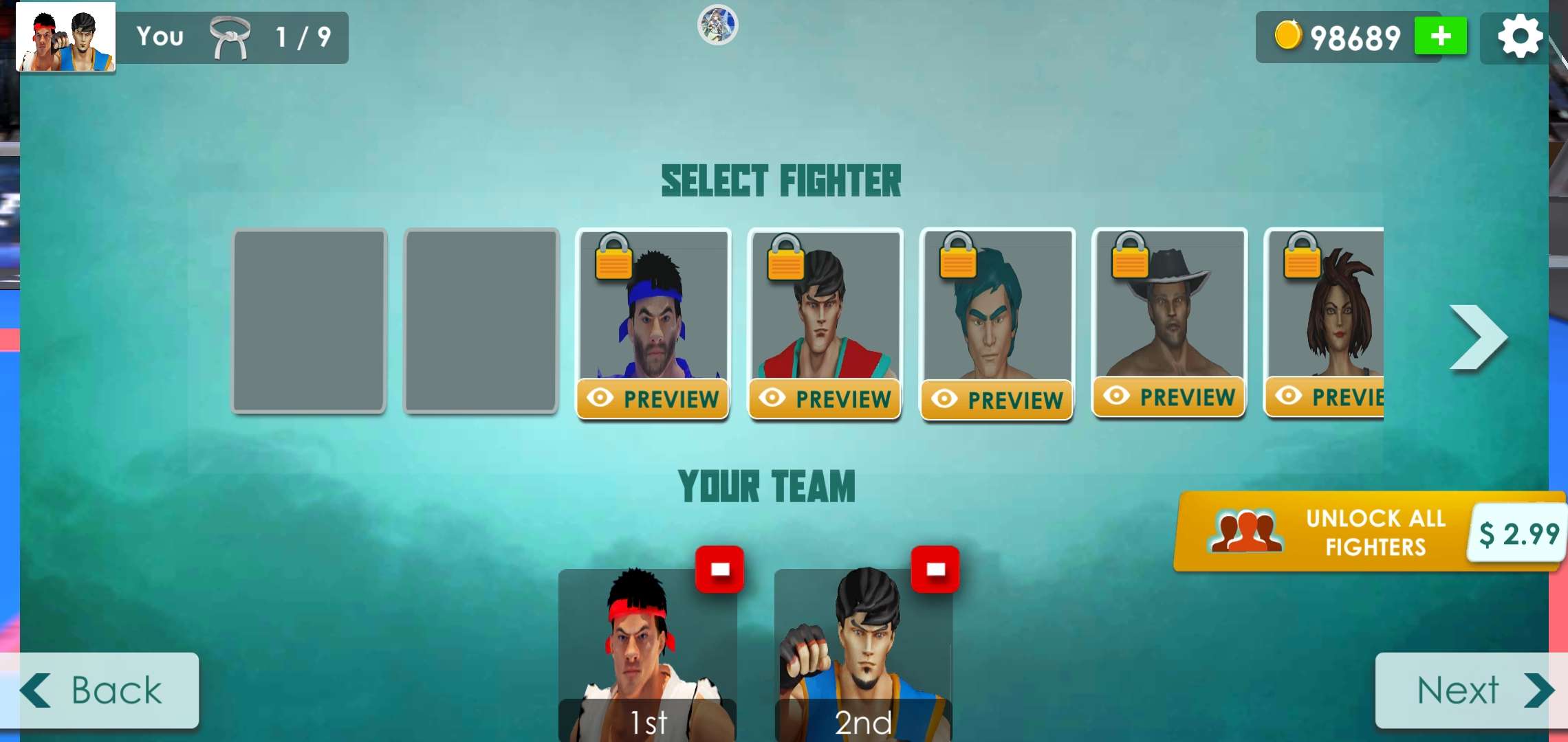 Karate Fighting(ֵ񶷟o(w)؛Ű)1.9.8׿؈D1