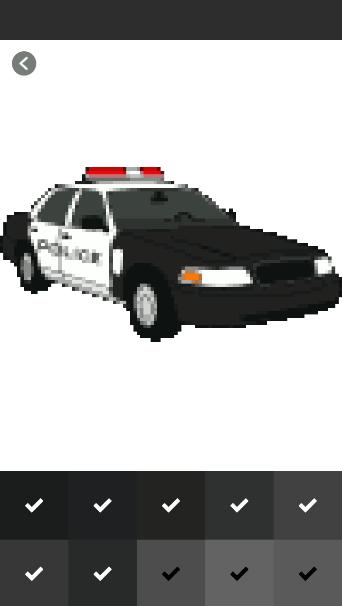 Police Car Coloring By Number - Pixel Art(Ϳɫٷ)3.0׿ͼ3