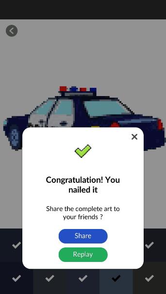 Police Car Coloring By Number - Pixel Art(Ϳɫٷ)3.0׿ͼ1