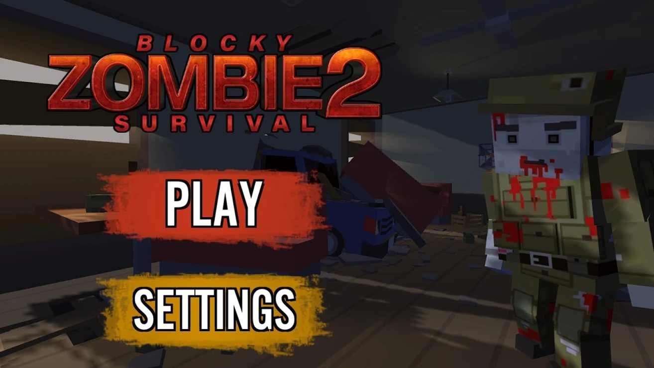 Blocky Zombie Survival 2(Kʬ2oӏ)1.4׿؈D0