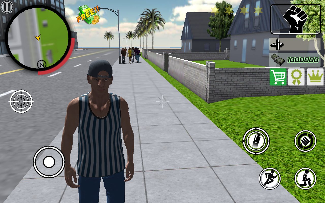 Real Gangster Crime Simulator 3D(挍(sh)ڎͷģMo(w)nƱ)0.3׿؈D1