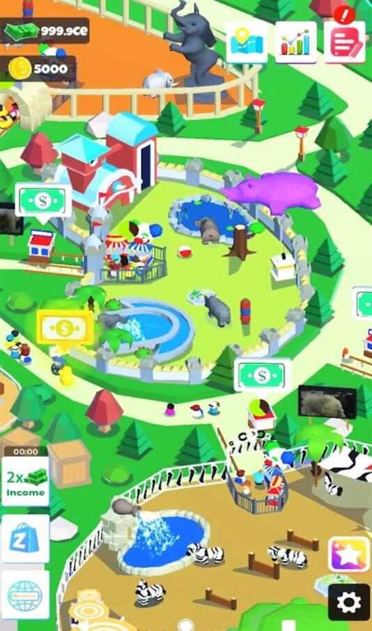 Idle Zoo Island(Ä(dng)@uZo޽Ű)0.6׿؈D0