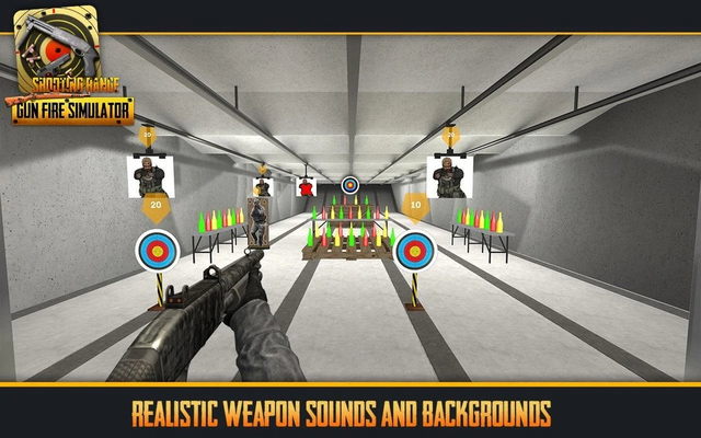 Gun Simulator Shooting Range(O(sh)ӋģMo޽ƽ)1.0.7(ni)ُ؈D3