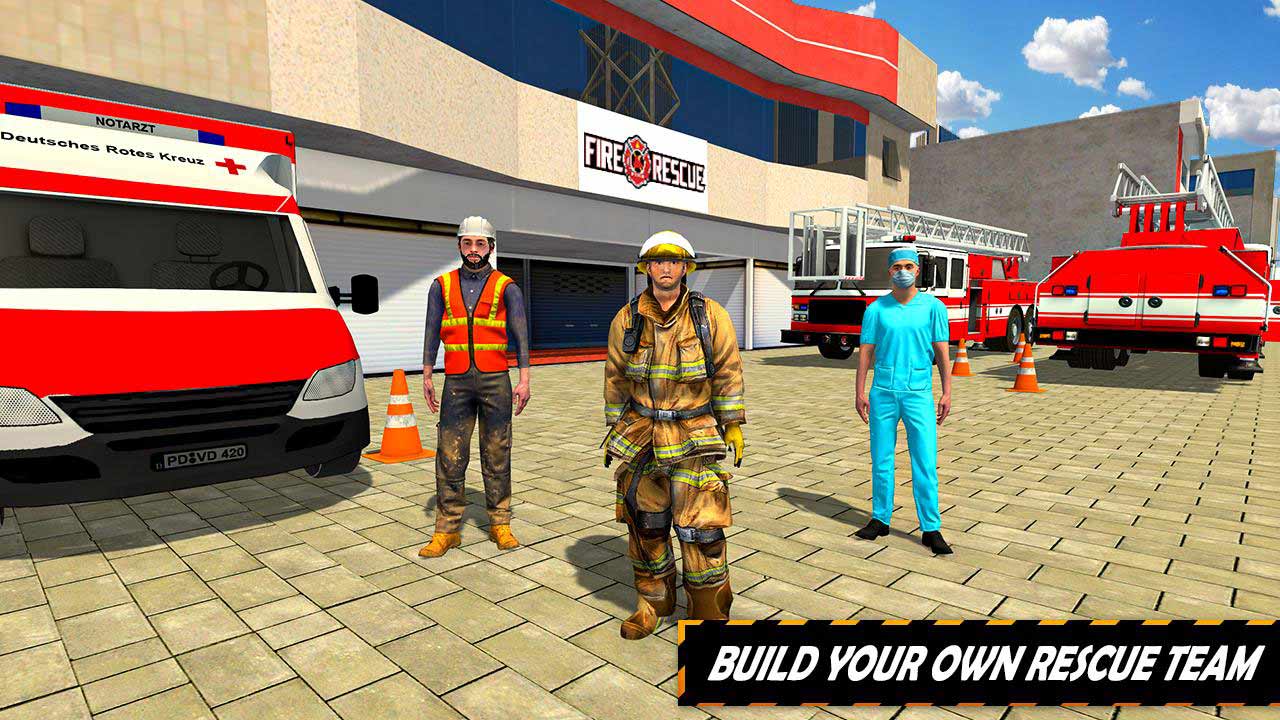 FIRE TRUCK 911 RESCUE AMBULANCE 1122 RESCUE GAMEo(h)܇Ԯo޽ƽ3.9(ni)ُ؈D0