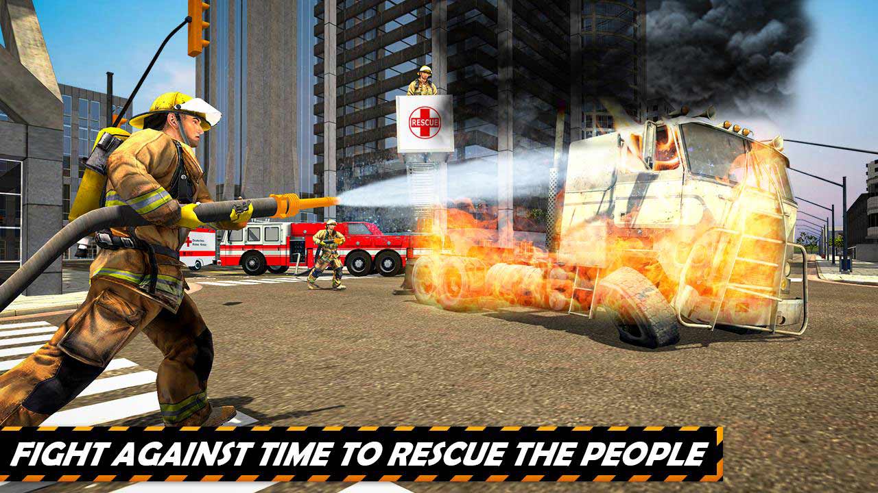 FIRE TRUCK 911 RESCUE AMBULANCE 1122 RESCUE GAMEo(h)܇Ԯo޽ƽ3.9(ni)ُ؈D2