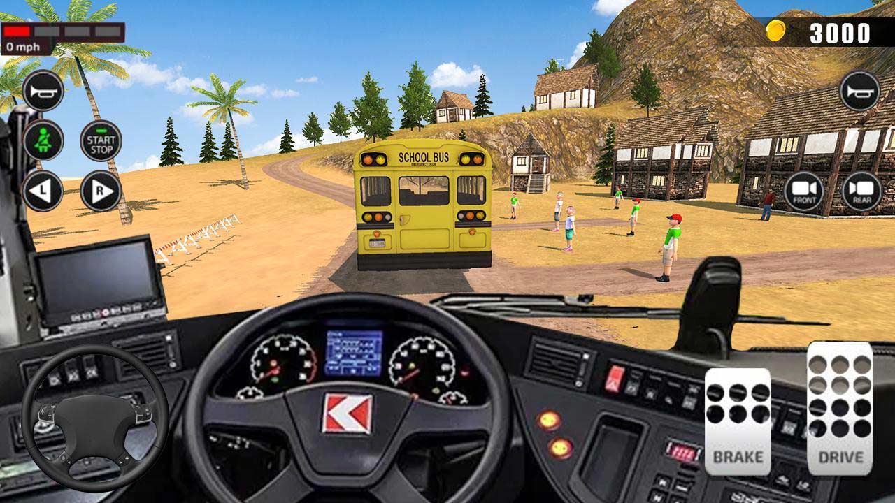 Offroad School Bus Driver 3D City Public transportԽҰУ܇˾C(j)3Do(w)޽ƽ1.39؈D2