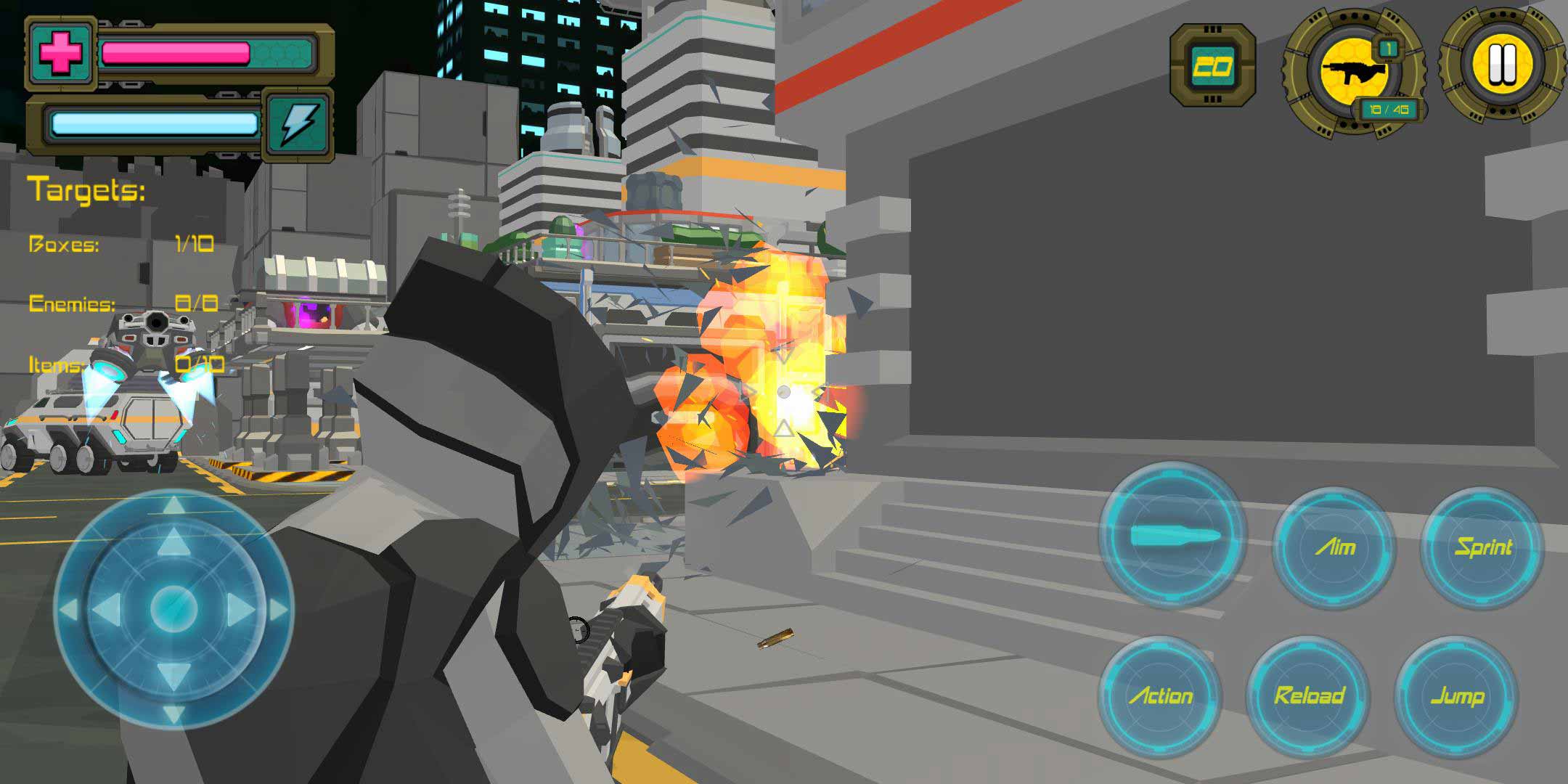 Polygon Crime Shooting: Future Cyber City 77(ِбl(wi)77ȫP(gun))1.01׿؈D2