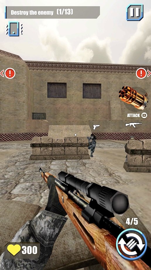 Shooting Terrorist Strike: Free FPS Shooting Game(ֲuo޽Ű)1.1.2°؈D2