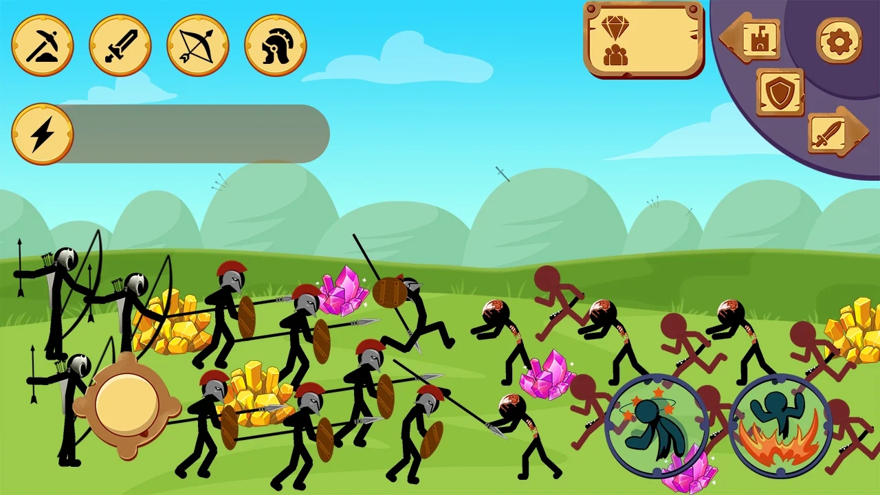 Stick Battle : War Stickman((zhn)˻񌦑(zhn)İ)1.0׿؈D1