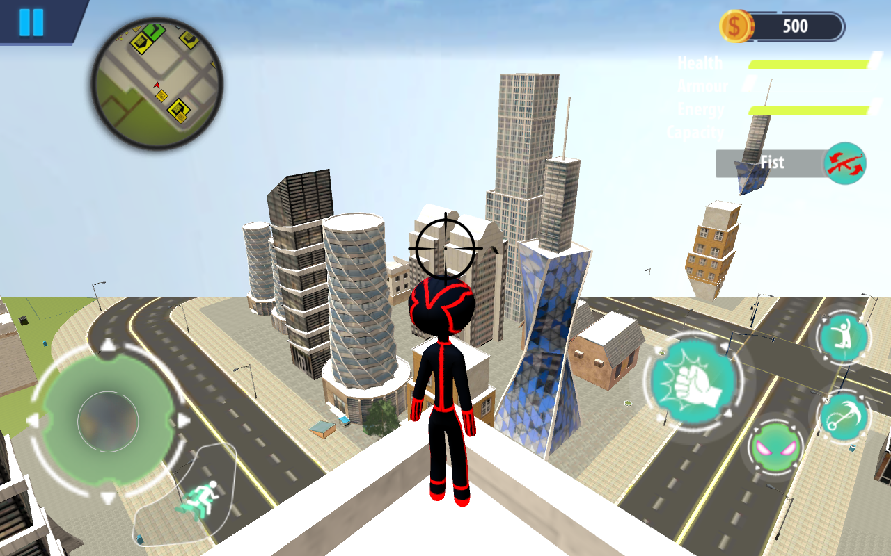 Modern Stickman Spider: Rope Hero Gangster Mafia(֩KӢ۟o޽Ű)1.0ƽ؈D1