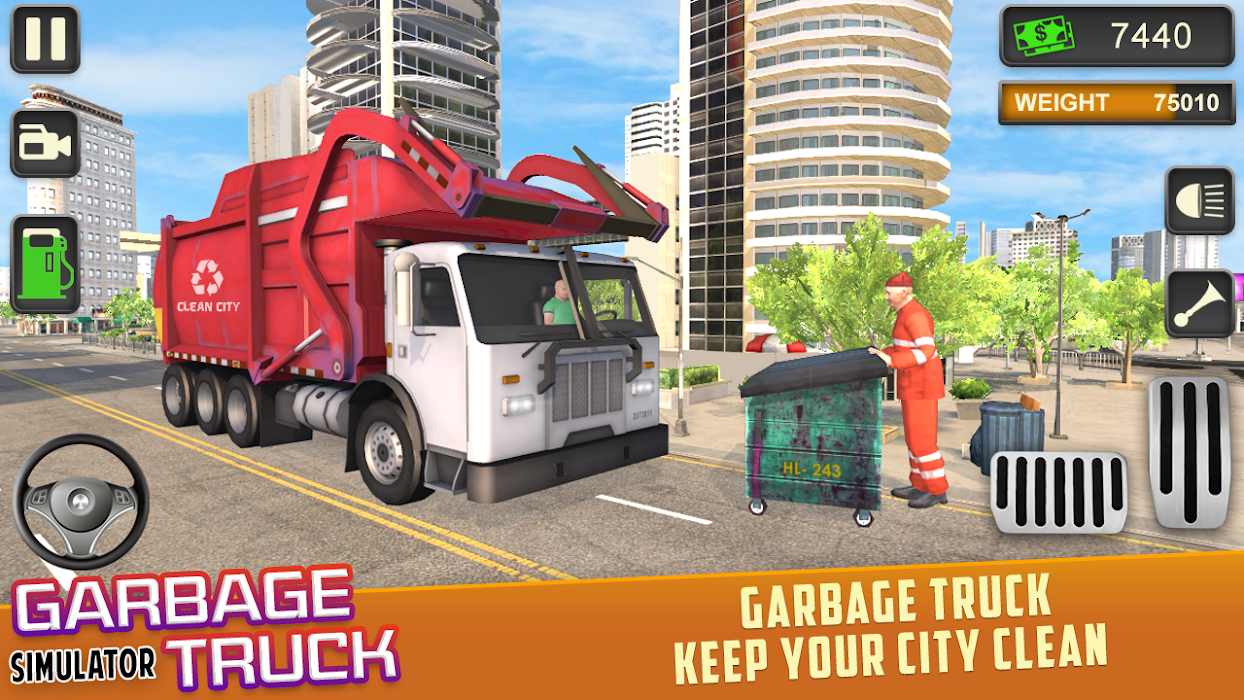Trash Truck Driving Simulator: Dumping Game(ʻģƽ)0.8ȫͼ0